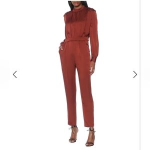 Veronica Beard Kavia Satin Crepe Jumpsuit